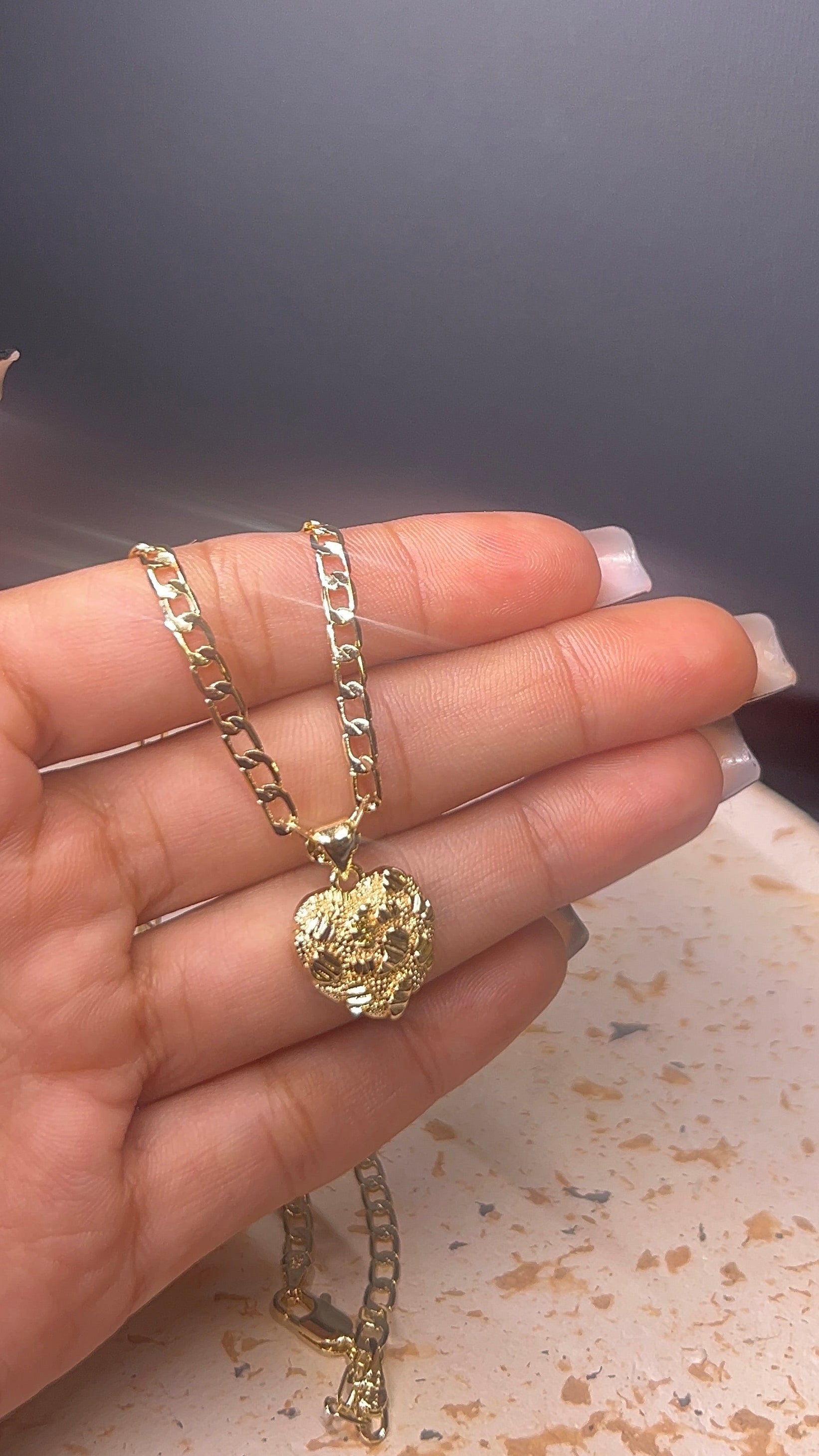 Nugget Heart Pendant ✨